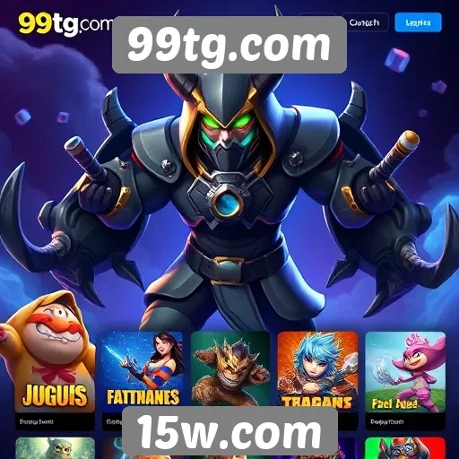 Variedade de jogos disponíveis no 99tg.com